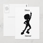 Carte Postale Danseur Disco (Devant / Derrière)