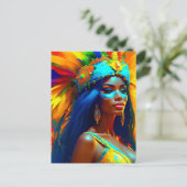 Carte Postale Danseur du carnaval brésilien (Debout devant)