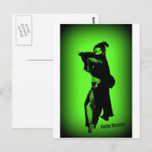 Carte Postale Danseur du ventre (Devant / Derrière)