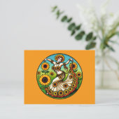 Carte Postale Danseur du ventre de tournesol (Debout devant)
