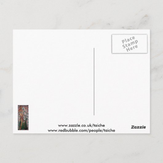 Carte Postale Danseur Du Ventre Turc Avec Arrière-Groupe D'Art T (Dos)