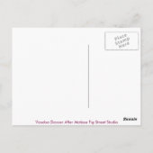 Carte Postale Danseur du Voodoo après Matisse (Dos)