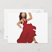 Carte Postale Danseur - Emoji (Devant / Derrière)