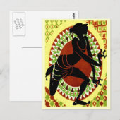 Carte Postale Danseur exotique (Devant / Derrière)