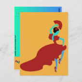 Carte Postale Danseur flamenco (Devant / Derrière)