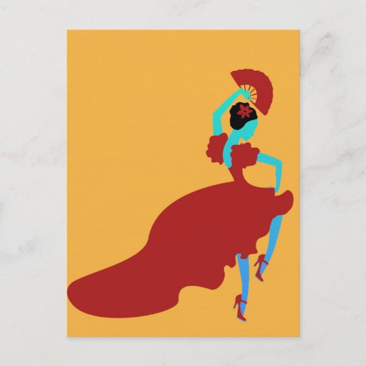 Carte Postale Danseur flamenco (Devant)