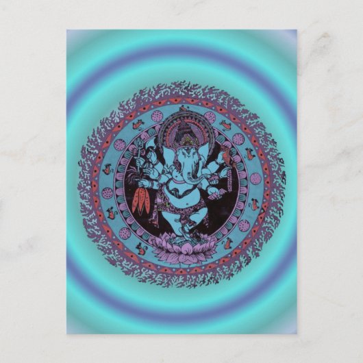 Carte Postale Danseur Ganesh (Devant)