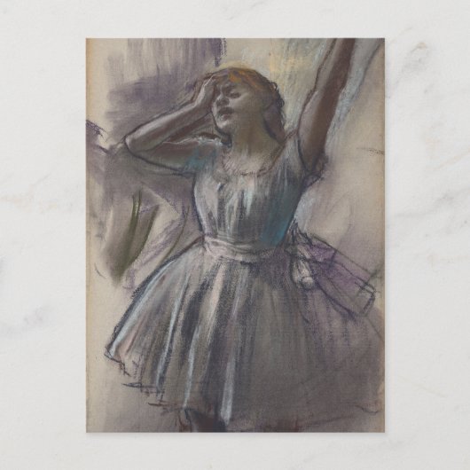 Carte Postale Danseur s'étirant Edgar Degas (Devant)