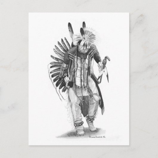 Carte Postale Danseur traditionnel (Devant)