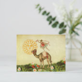 Carte Postale Danseur vintage sur un chameau (Debout devant)