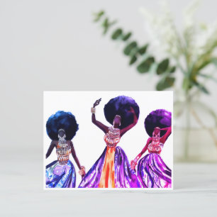 CARTE POSTALE DANSEURS AFRICAINS