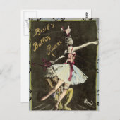Carte Postale Danseurs Ballet Russe (Devant / Derrière)