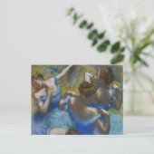 Carte Postale Danseurs Bleus, Degas Art (Debout devant)
