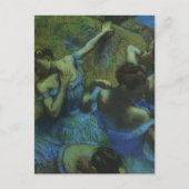 Carte Postale Danseurs bleus par Edgar Degas, Impressionnisme Vi (Devant)