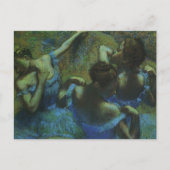 Carte Postale Danseurs bleus par Edgar Degas, Impressionnisme Vi (Devant)
