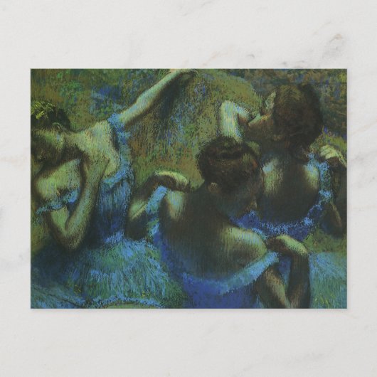 Carte Postale Danseurs bleus par Edgar Degas, Impressionnisme Vi (Devant)
