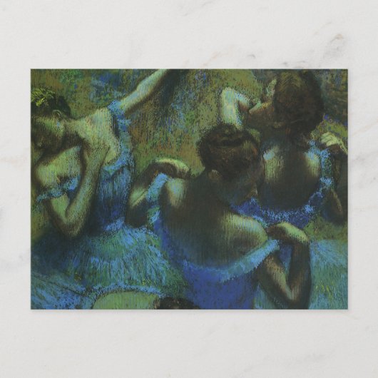 Carte Postale Danseurs bleus par Edgar Degas, Impressionnisme Vi (Devant)