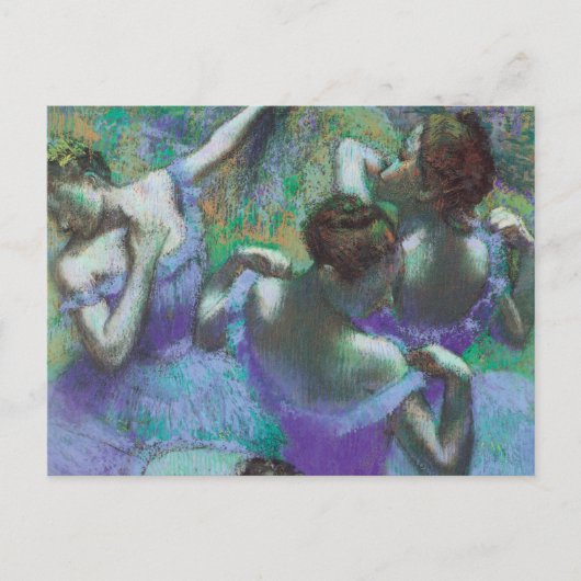 Carte Postale Danseurs bleus par Edgar Degas, Impressionnisme Vi (Devant)