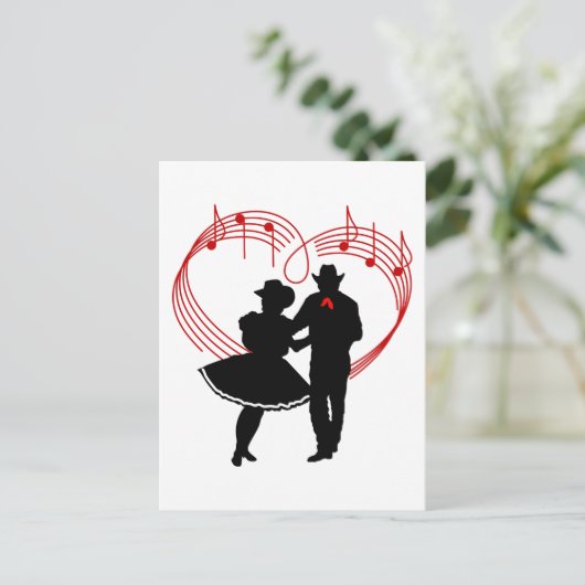 Carte Postale Danseurs carrés (Debout devant)