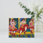 Carte Postale Danseurs Czardas par Kirchner (Debout devant)