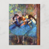 Carte Postale Danseurs dans Blue Ballet Edgar Degas (Devant)