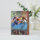 Carte Postale Danseurs dans Blue Ballet Edgar Degas (Debout devant)