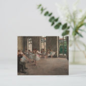 Carte Postale Danseurs de ballet à l'école de ballet Edgar Degas (Debout devant)
