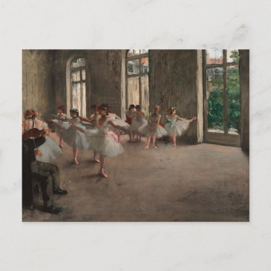 Carte Postale Danseurs de ballet à l'école de ballet Edgar Degas (Devant)