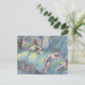 Carte Postale Danseurs de ballet dans les ailes par Edgar Degas (Debout devant)