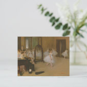 Carte Postale Danseurs de ballet en classe de danse Edgar Degas (Debout devant)