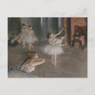 Carte Postale Danseurs de ballet Répétition Théâtre Edgar Degas