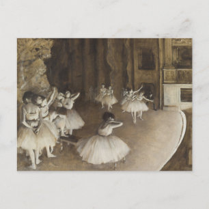Carte Postale Danseurs de ballet sur scène Edgar Degas