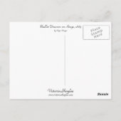 Carte Postale Danseurs de ballet sur scène par Degas (Dos)