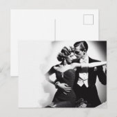 Carte Postale Danseurs de blues (Devant / Derrière)
