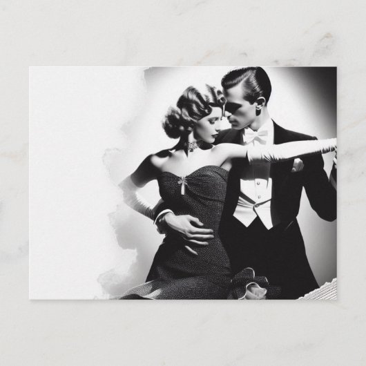 Carte Postale Danseurs de blues (Devant)