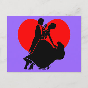 Carte Postale Danseurs de coeur