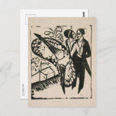 Carte Postale Danseurs De Fling, Kirchner (Devant / Derrière)