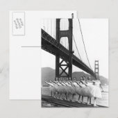 Carte Postale Danseurs de golden gate bridge (Devant / Derrière)