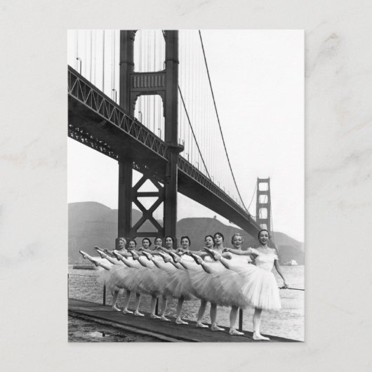 Carte Postale Danseurs de golden gate bridge (Devant)