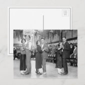 Carte Postale Danseurs de Marathon, 1923 (Devant / Derrière)