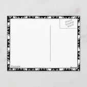 Carte Postale Danseurs de salle de bal avec le parapluie (Dos)