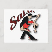 Carte Postale Danseurs de salsa (Devant)