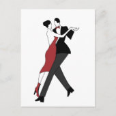 Carte Postale danseurs de tango (Devant)