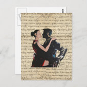 Carte Postale Danseurs de tango (Devant / Derrière)