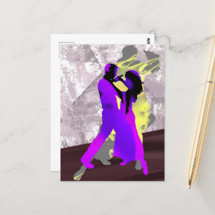 Carte Postale Danseurs de tango argentin