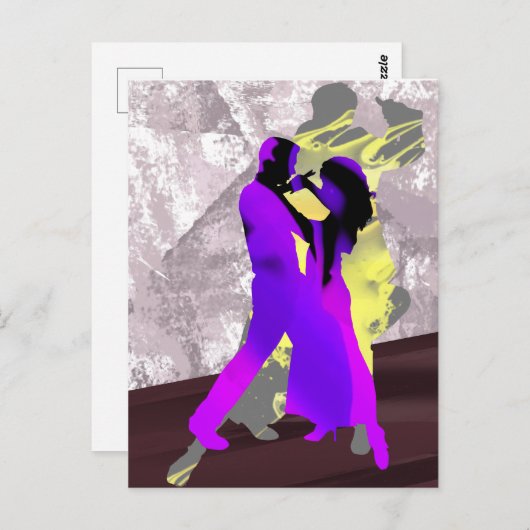 Carte Postale Danseurs de tango argentin (Devant / Derrière)