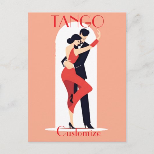 Carte Postale Danseurs de tango Thunder_Cove (Devant)