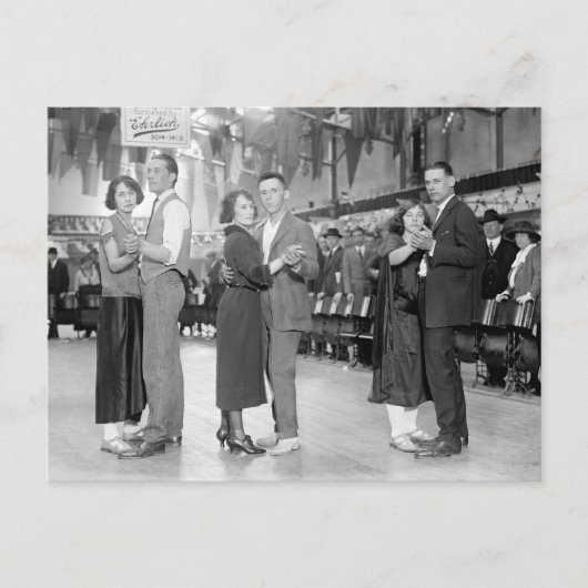 Carte Postale Danseurs du Marathon, 1923 (Devant)