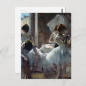 Carte Postale Danseurs Edgar Degas (Devant / Derrière)