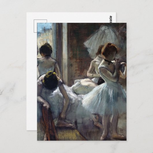 Carte Postale Danseurs Edgar Degas (Devant / Derrière)